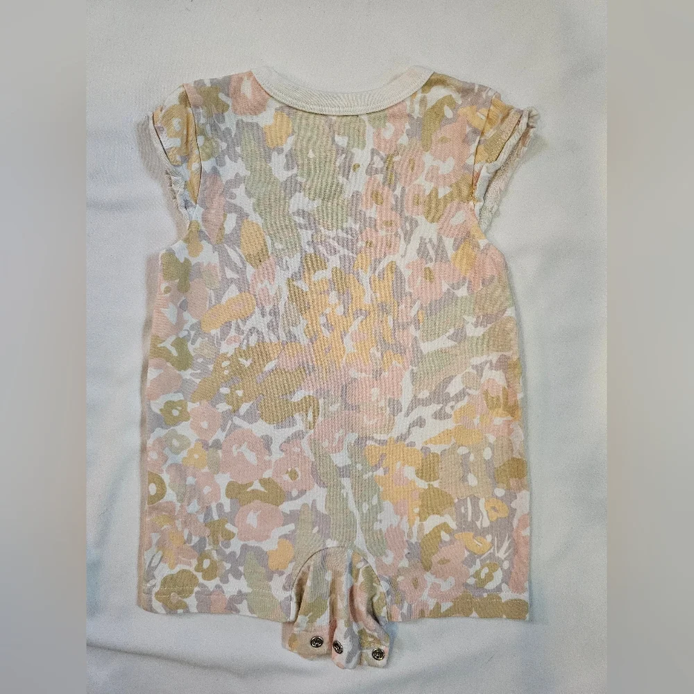 Adidas Infant Romper with Soft Pastel Camo Design- 6 Month